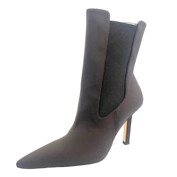 Good American Womens Size 10 Chocolate Neoprene Ankle Boot GA118N-X Brown Bootie - Picture 1 of 11